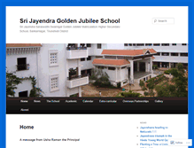 Tablet Screenshot of jayendragoldenjubilee.com
